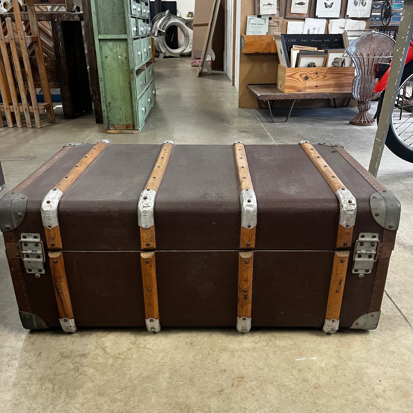 Malle de voyage vintage
