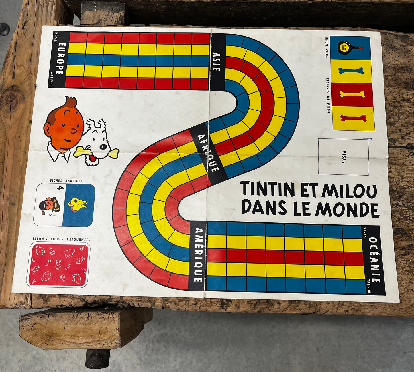 Jeu de société Tintin et Milou
