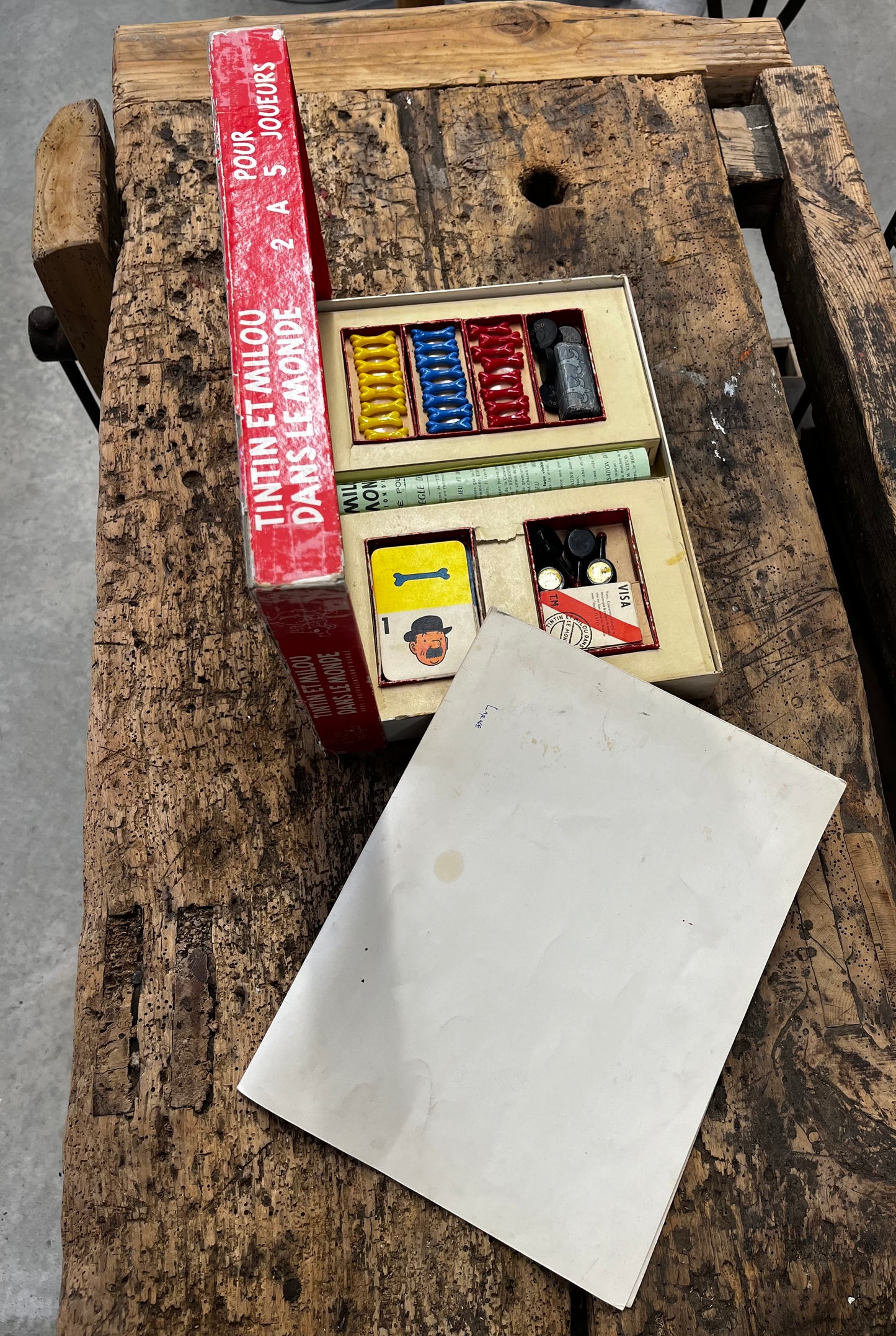 Jeu de société Tintin et Milou