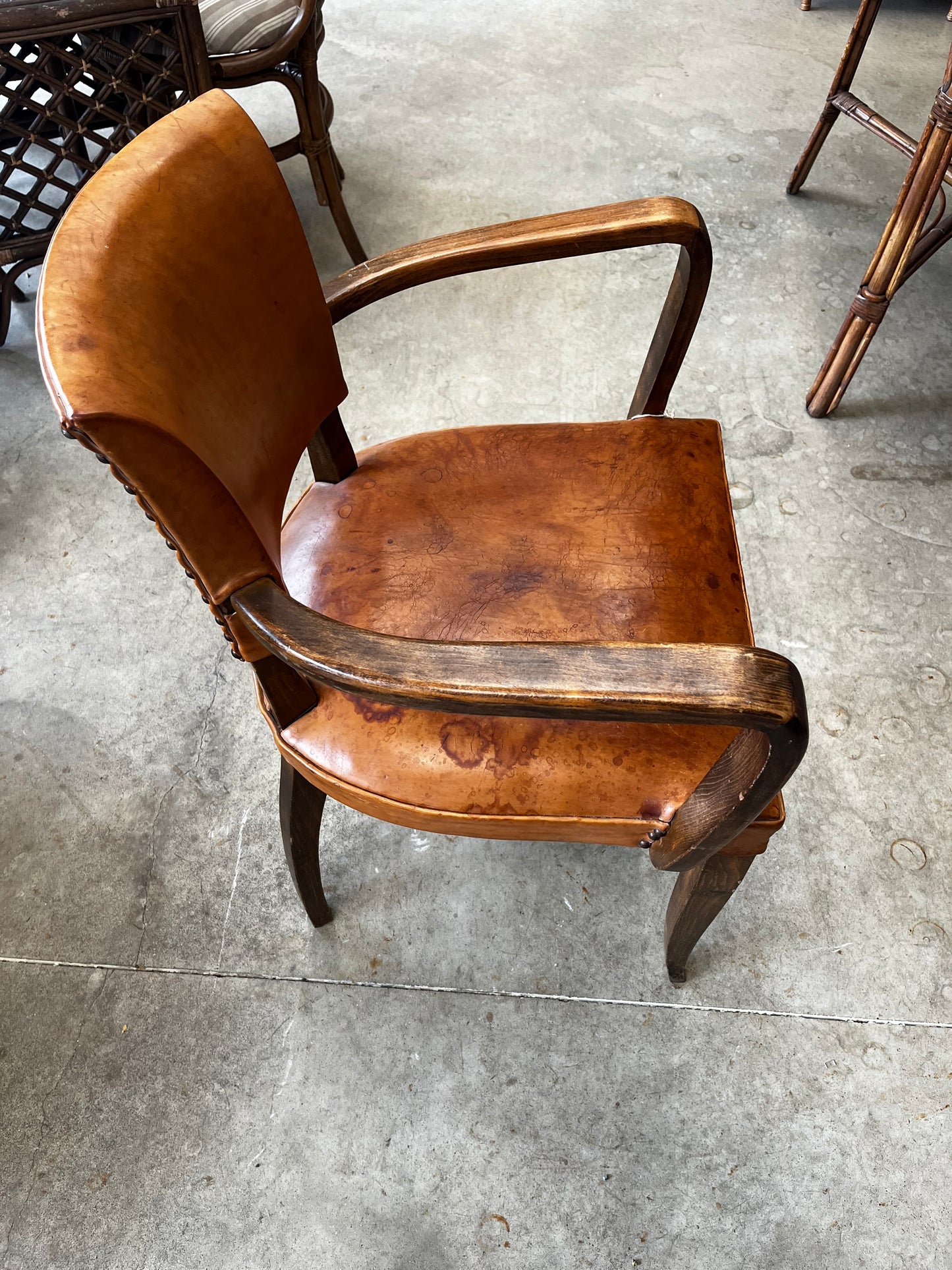 Fauteuil bridge art déco