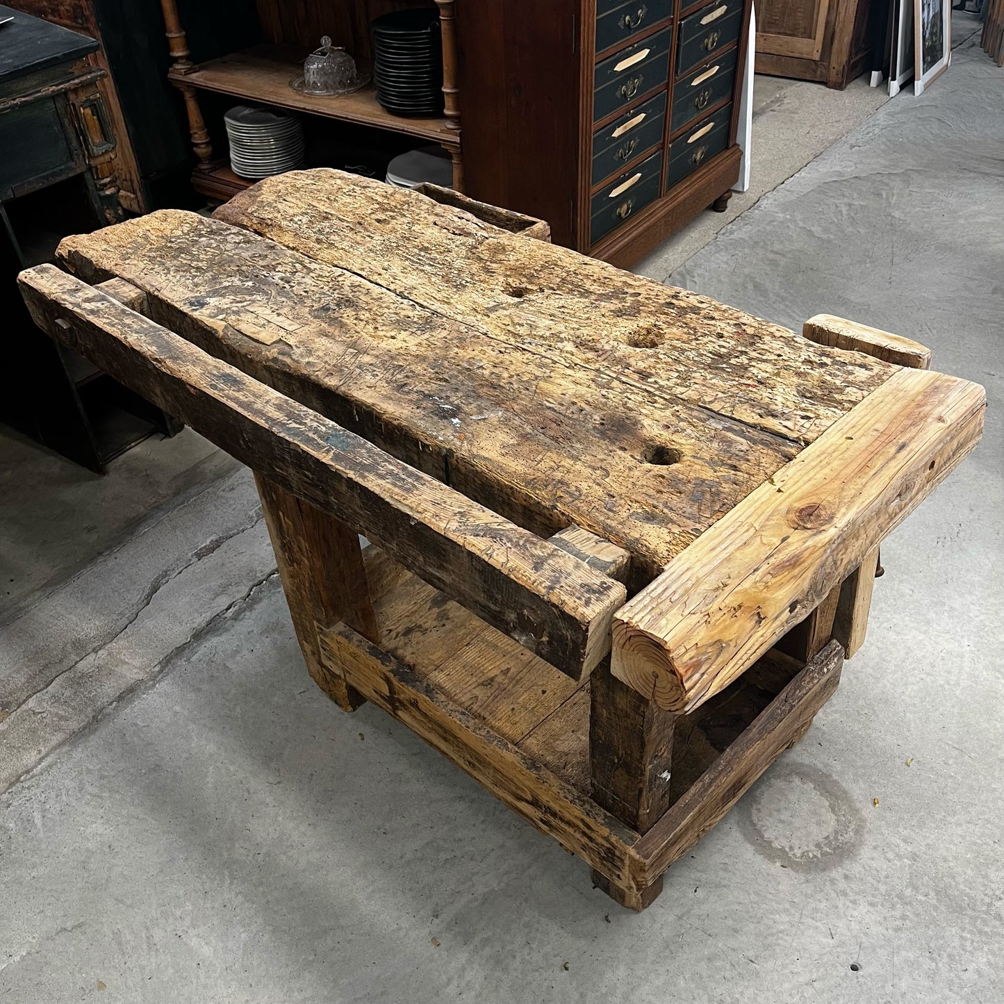 Ancien Etabli de menuiserie
