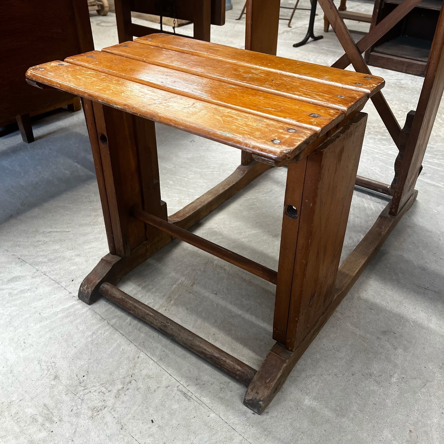 Bureau pupitre écolier année 60