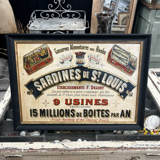 Pub Vintage Sardines de St Louis