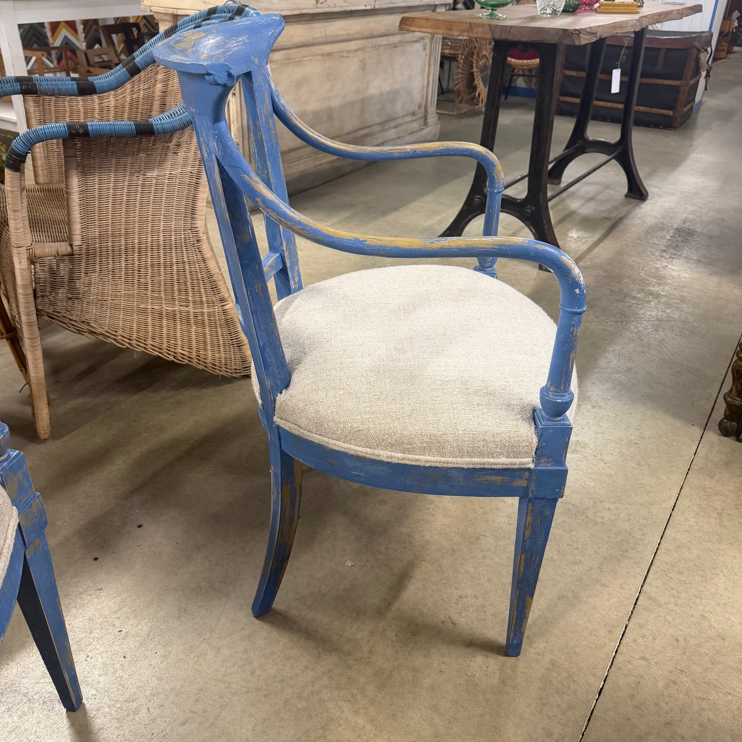 Fauteuil campagne chic