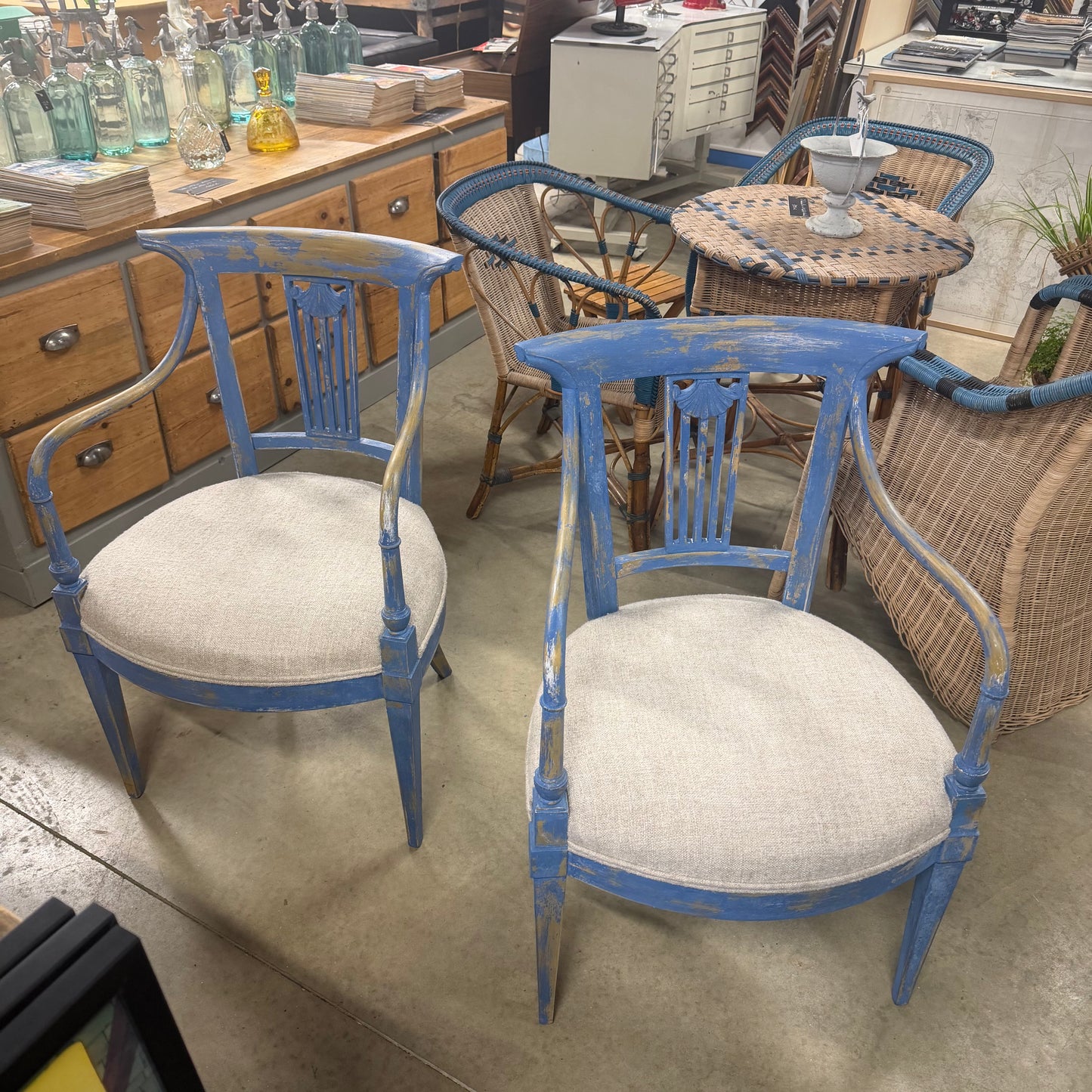 Fauteuil campagne chic