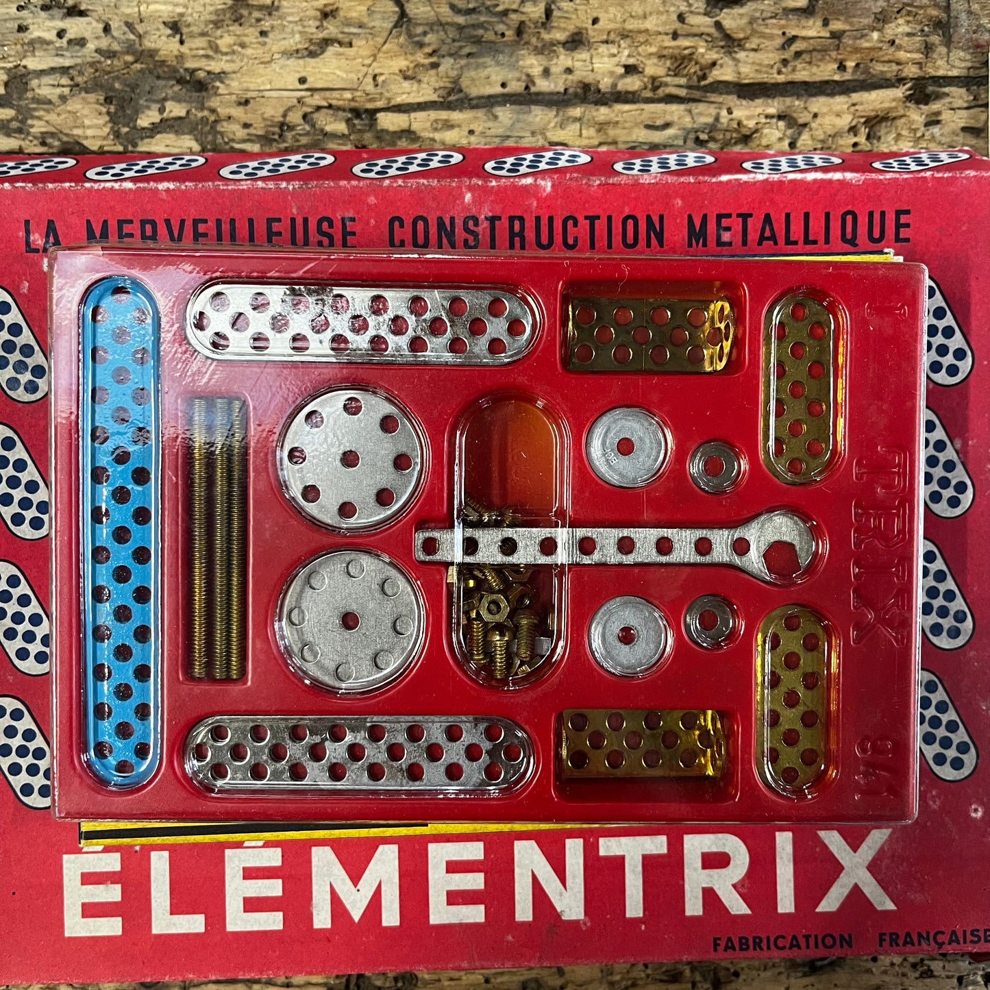 Ancien jeux de construction métallique